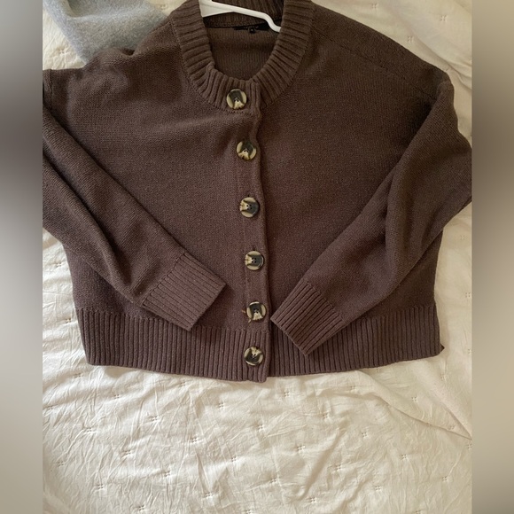 Brown Quince cardigan sz S - Picture 1 of 3